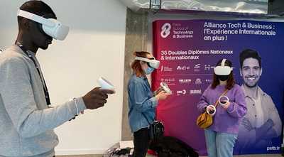 étudiant dans le metaverse étudiants dans le metaverse