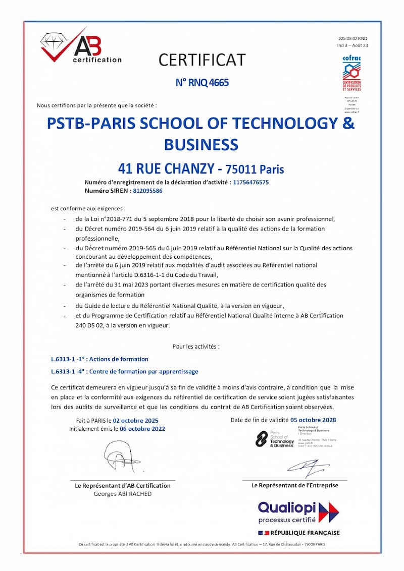 Certification Qualiopi