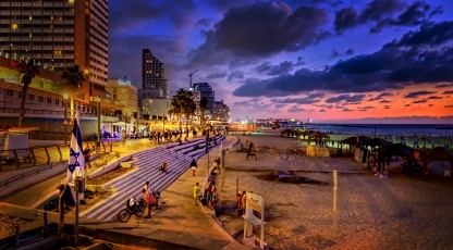 Voyage d'études à Tel Aviv.