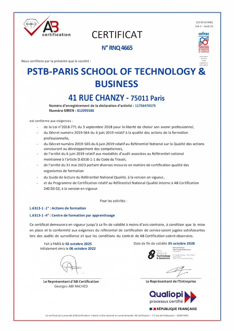 Certification Qualiopi